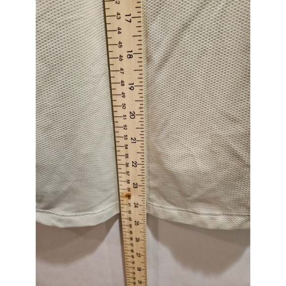 ADIDAS Golf Zip Neck UPF 50 Mesh Long Sleeve GOLF SHIRT Women's Small Green - Picture 6 of 8